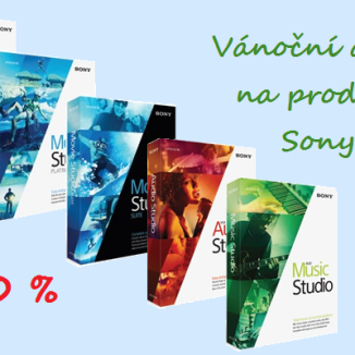 Produkty Sony se slevou 30 %