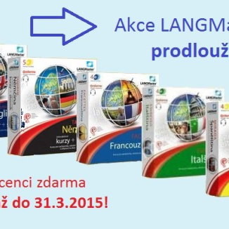 Akce LANGMaster 1+1 prodloužena