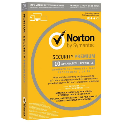 Norton Security CZ se zálohováním, až pro 10 zařízení na 3 roky ESD                    