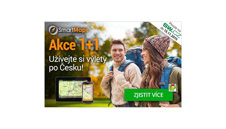 Podzimní akce SmartMaps 1+1